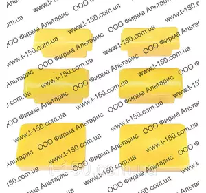 Подушка рессоры передней ГАЗ-53, 3307,-3309 (к-кт 6шт) полиуретан 52-2902432/31/33 Подушка рессоры передней ГАЗ-53, 3307,-3309 (к-кт 6шт) полиуретан 52-2902432/31/33
