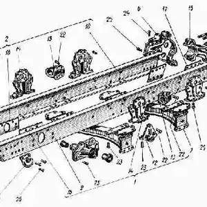 Кабина, Рама, подвеска Кабина, Рама, подвеска
